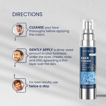 6 - in - 1 Men’s Facial Moisturizer Cream 50ml - InspiredGrabs.com